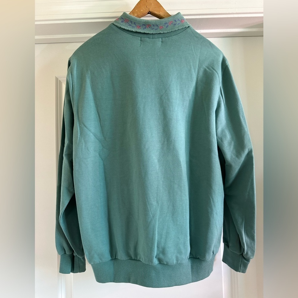 Alfred Dunner Vintage Embroidered Grandma Core Sweater. Size Med. EUC - Picture 7 of 9